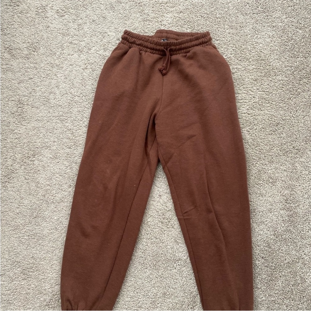 Zara Brown Jogger Sweatpants